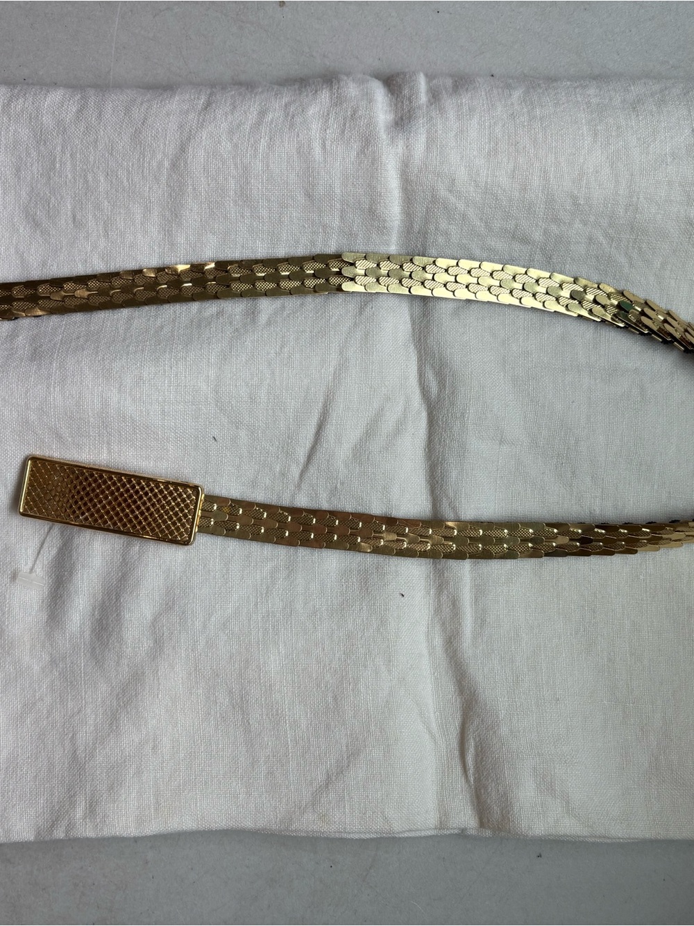 Gold Mesh Link Waist Belt